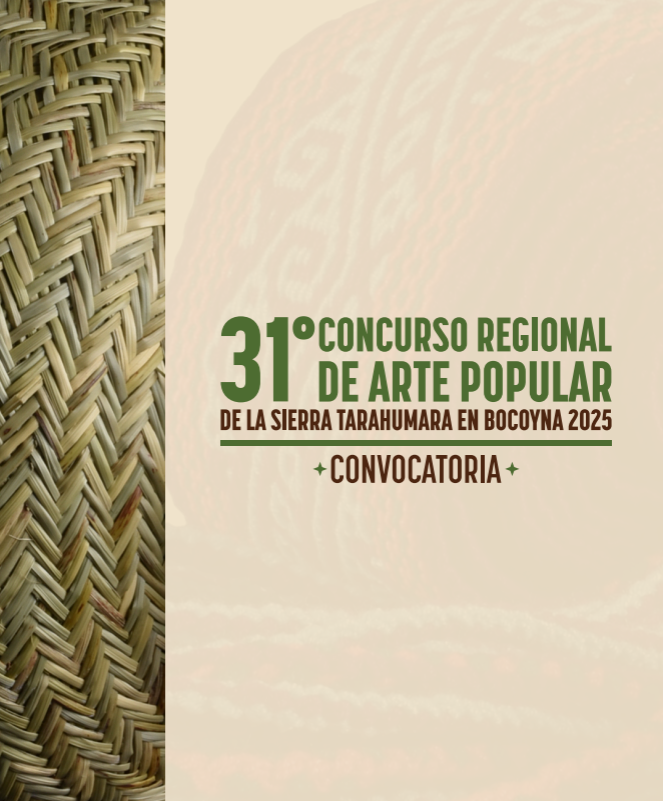 Cartel del 31° Concurso Regional de Arte Popular en Bocoyna 2025