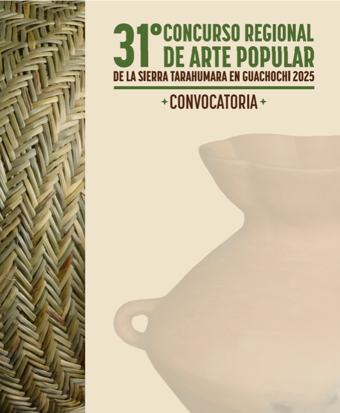 Cartel del 31° Concurso Regional de Arte Popular en Guachochi 2025