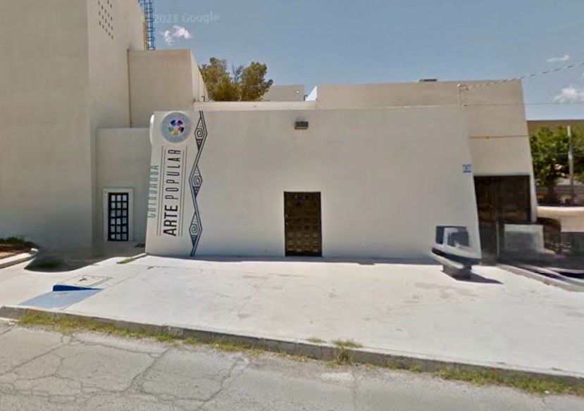 Imagen parte de enfrente de la sucursal de arte popular niños heroes.